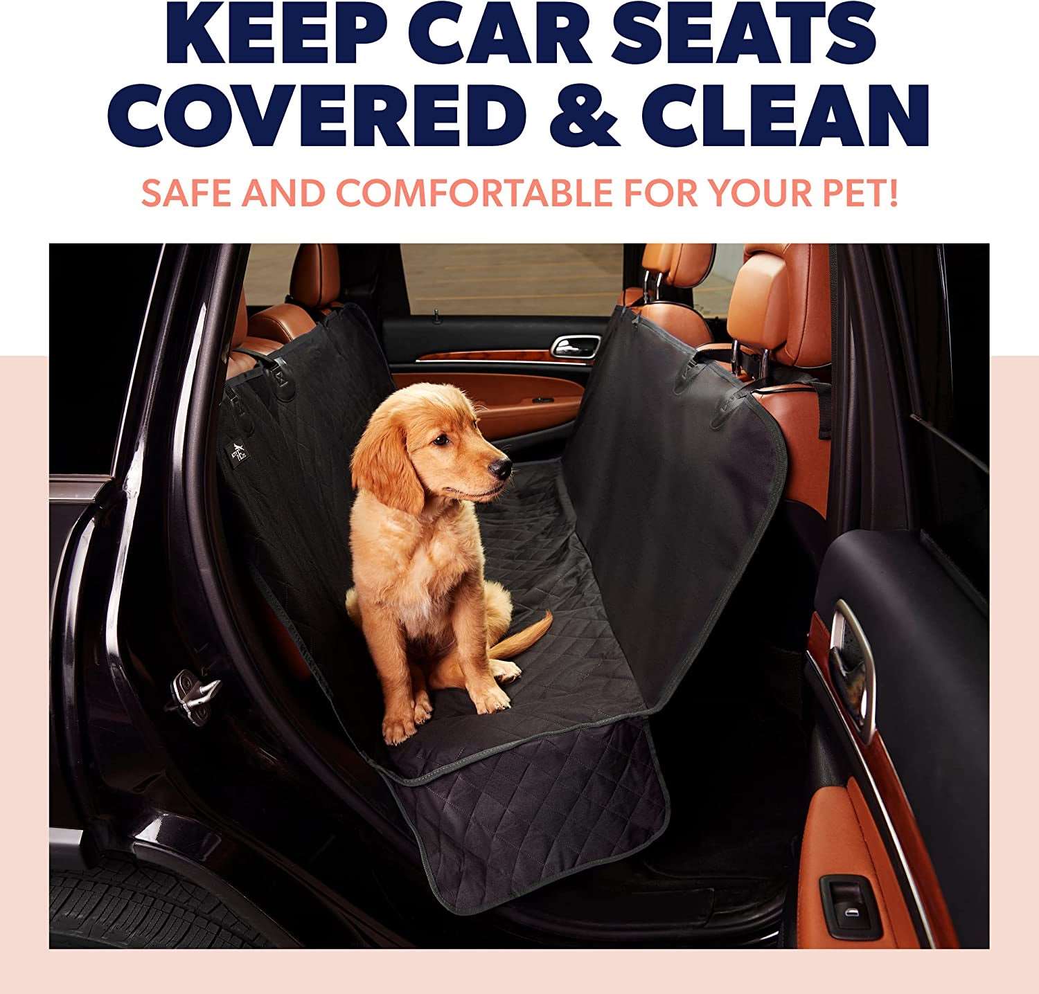 Dog Car Seat Cover for Back Seat 