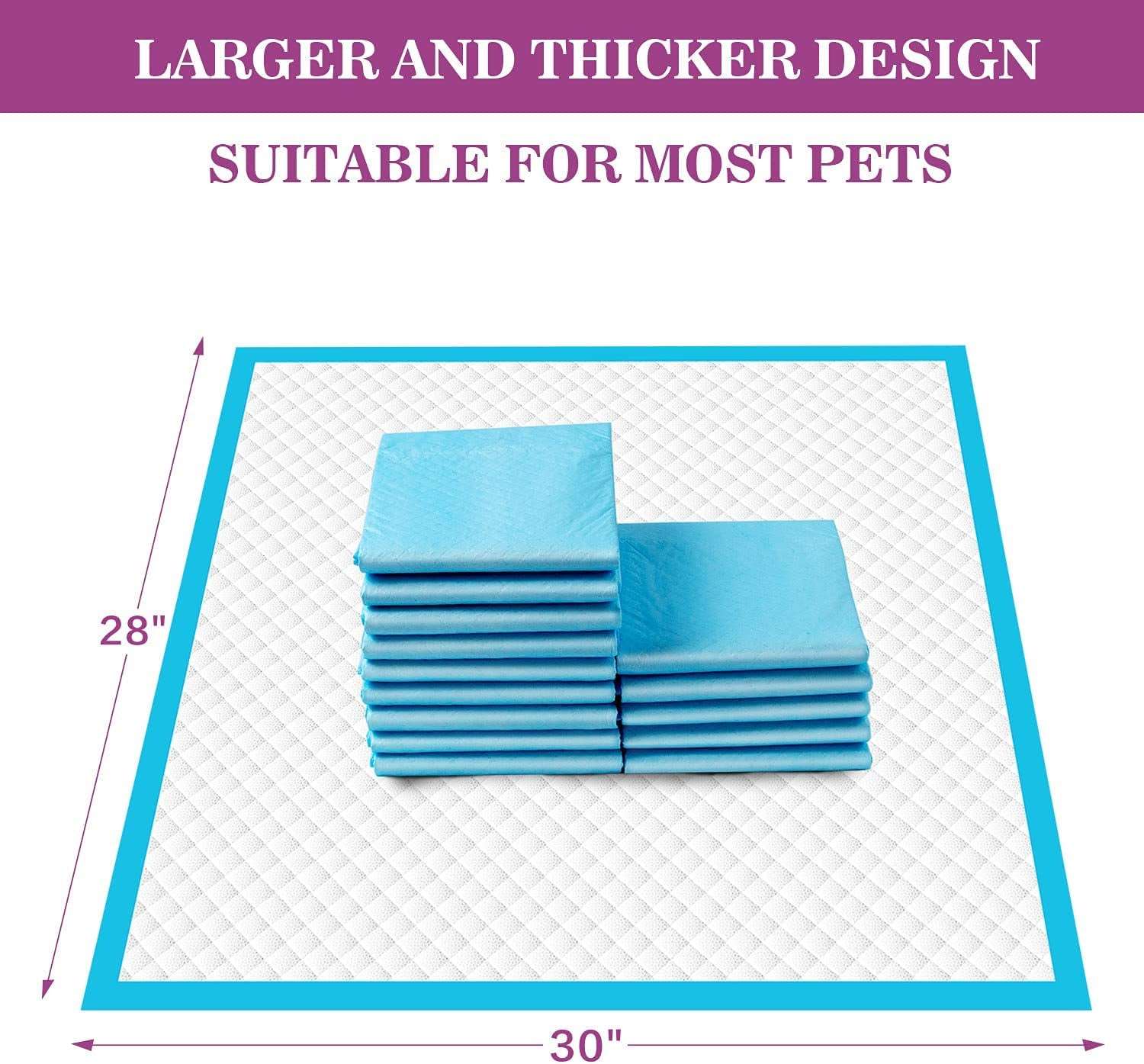 Extra Large Dog Pee Pads, Odor-Free