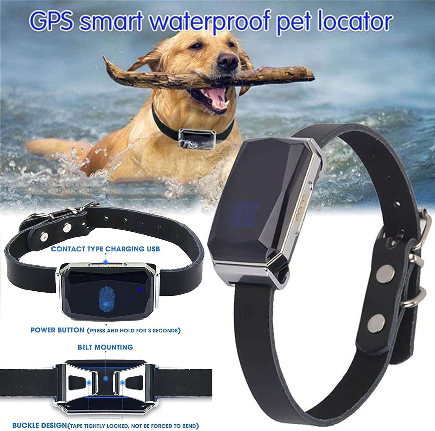  Waterproof GPS Pet Locator 