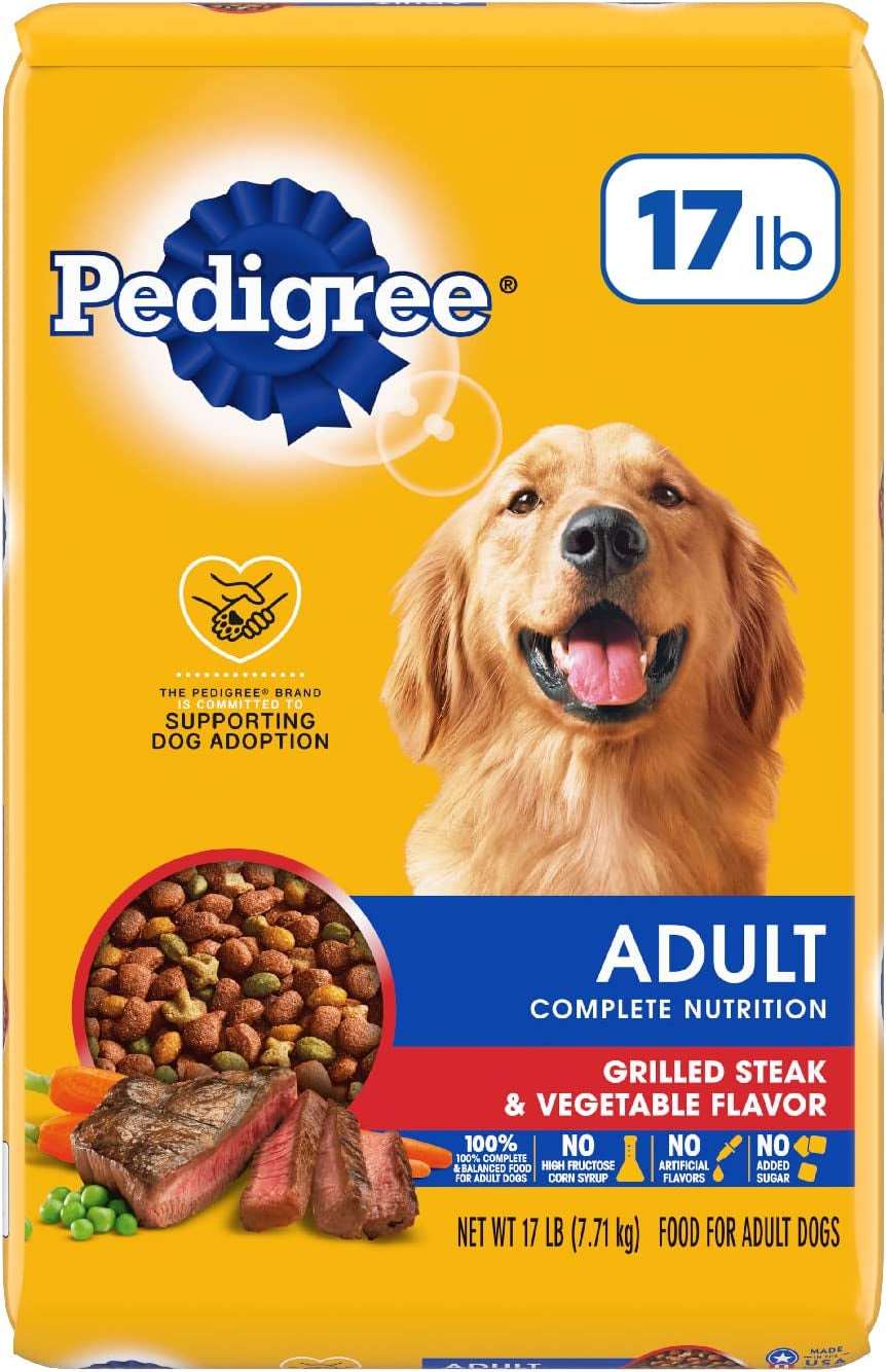  Nutrition Adult Dry Dog Food Grilled Steak & Vegetable Flavor 