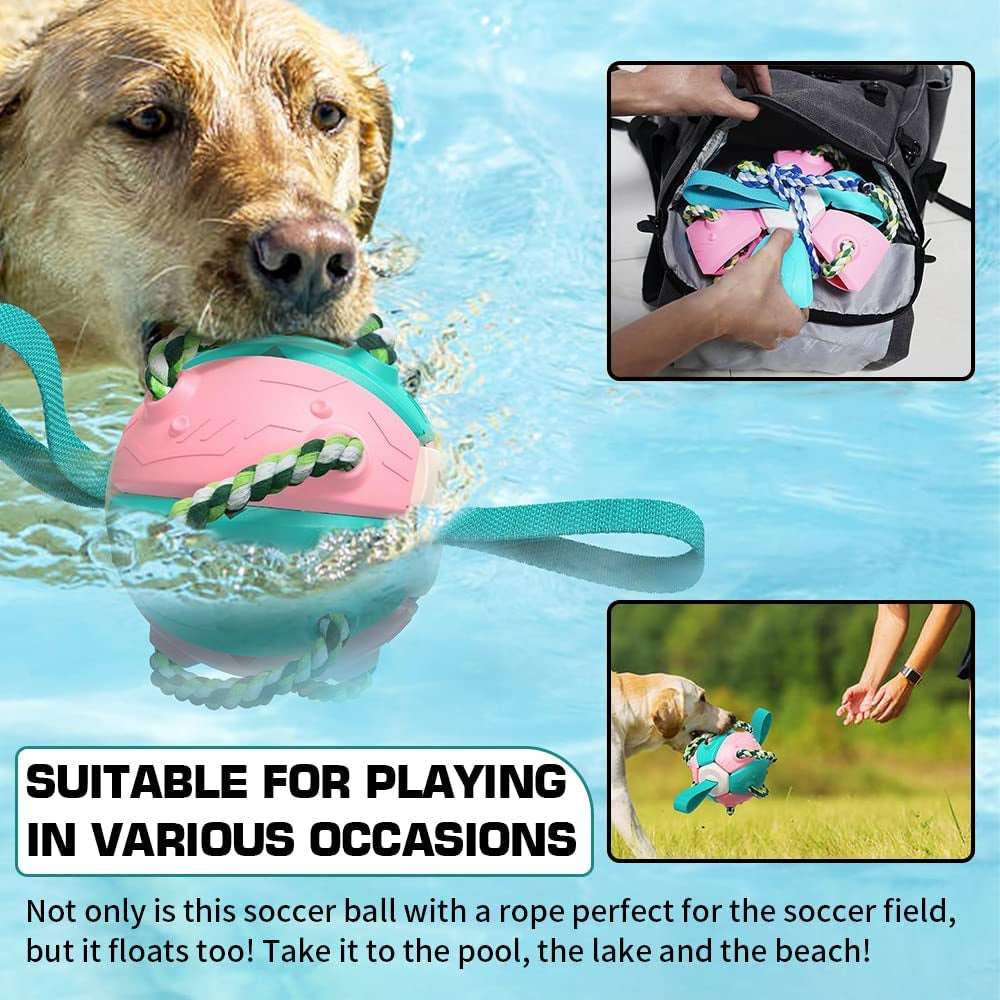 Dog Soccer Toys, Water Interactive Toys 