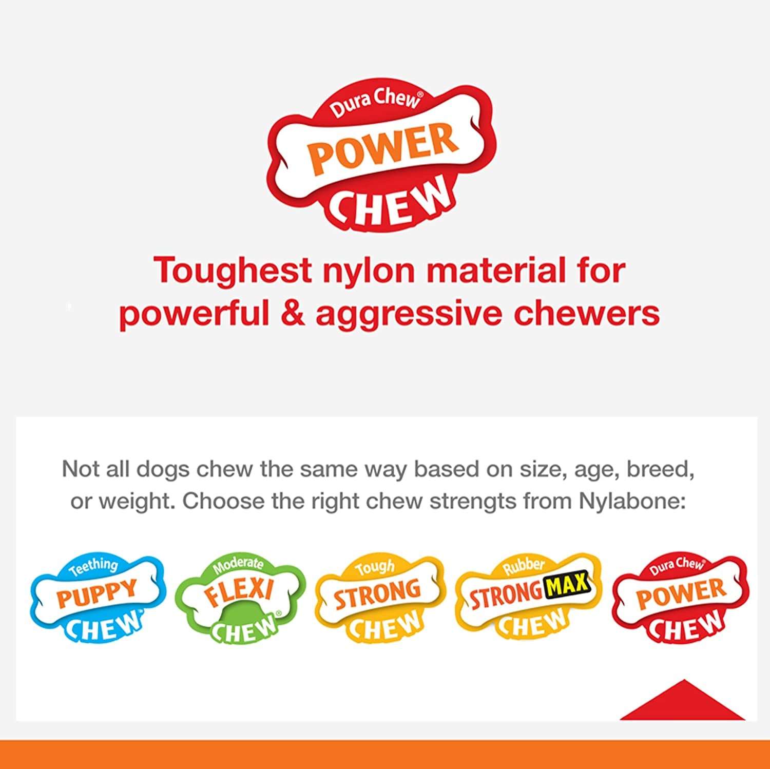 Nylabone Power Chew Dog Chew Toys 