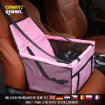 Travel Dog Car Seat Cover Folding Hammock Pet Carriers Bag Carrying For Cats Dogs transportin - Image 2