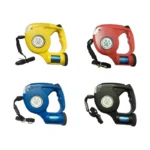 LED Dog Leash With Garbage Bag Automatic Pet Leash for Dogs Night Travel Safety - Image 2