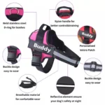 Custom Dog Harness Vest NO PULL Breathable Reflective - Image 2
