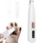 Dog Paw Trimmer with LED Light Fully Waterproof Pet Hair Trimmer with LED
