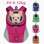 Dog Pet Backpack Carrier Travel Bag Front Pack Breathable Adjustable