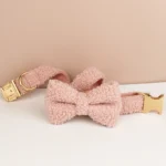Luxury Personalized Dog Collar Harness Leash set custom - Image 5
