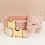 Luxury Personalized Dog Collar Harness Leash set custom - Image 2