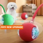 Dog Interactive Ball Toy,Automatic Rolling Dog Ball Rechargeable