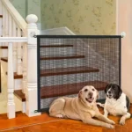 Heavy Duty Dog Barrier Fence with Hooks Insulated Net Foldable - Image 2