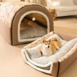 Big Dog Kennel Warm Winter Dog House Mat Detachable Washable