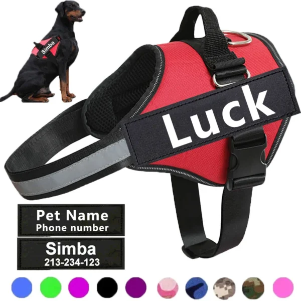 Dog Harness NO PULL Reflective Breathable Adjustable Pet