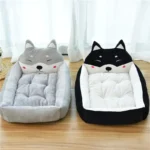 Winter Warm Puppy Bed Sofa Washable Cartoon Pet - Image 2