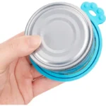 2pcs/set Reusable Pet Food Can Cover Silicone Dogs Storage - Image 4