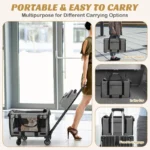 Ample storage capacity Multiple transport methods Dog strollers - Image 4