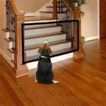 Heavy Duty Dog Barrier Fence with Hooks Insulated Net Foldable