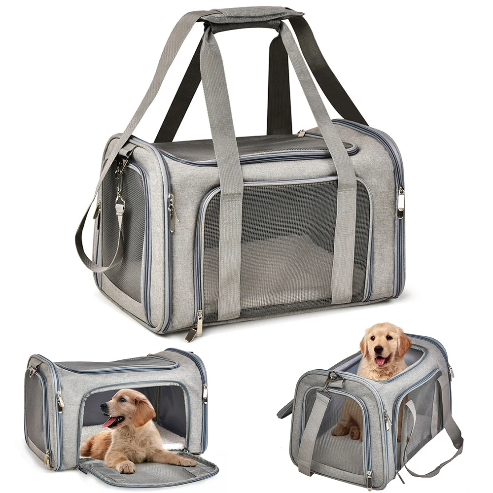 Dog Carrier Bag Soft Side Backpack Pet Bags Airline Approved Transport Dog Carrier Bag Soft Side Backpack Pet Bags Airline Approved Transport