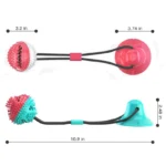 Dogs Food Toys Silicon Suction Cup Tug Interactive Dog Ball Toy - Image 5