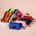Dog Poop Bag Carrier Portable Pet Waste Bag Dispenser Luxury Stylish Dog Garbage Holder Dispensers Cleaning Supplies
