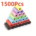 1500Pcs Random Color Pet Poop Bags, Dog Cat Waste Pick‑Up Clean Bags, Disposable Waste Bags for Puppy Dogs Pet Daily Supplies - Image 3