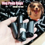 Dog Poop Bags, Portable Pet Waste Bags, Durable And Leak Proof Pet Garbage Bags, Pet Cleaning Supplies 15 Bags/ Roll - Image 3