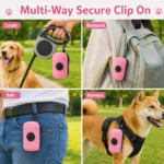 Dog Poop Bag Dispenser Hangingable Dog Poop Bag Holder Poo Bags Dispenser for Dogs Walking Garbage Bags Dispensers Pet Supplies - Image 4