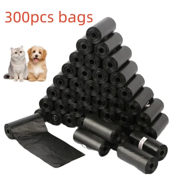 20Rolls Dogs Poop Bags Biodegradable Thicken Pets Outdoor Cleaning Poop Bag with Breakpoint Puppy Supplies Pet Accessories