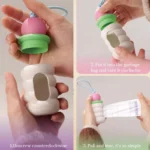 Dog Poop Bag Holder for Leash Dogs Waste Bag Dispenser with Elastic Loop Protable Lightweight Plastic Holders for Pet Dogg - Image 3