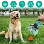 Portable Dog Pooper Scooper, Pet Waste Pick-up, Outdoor Cleaner, Built-in Garbage Bag, Handheld Pet Poop Grabber,No Touch Design - Image 5