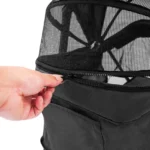 Black Foldable Pet Travel Cart for Small To Medium Dogs - Image 6