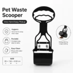 Pet Waste Scooper One Hand Portable Dog Poop Picker Spring Loaded Easy Clean Pickup Tool for Outdoor Walks Grass Sidewalk Yard - Image 4