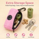 Dog Poop Bag Dispenser Hangingable Dog Poop Bag Holder Poo Bags Dispenser for Dogs Walking Garbage Bags Dispensers Pet Supplies - Image 5