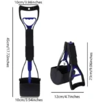 Dog Poop Grabber Pooper Scooper Long Handle Large Folding Design Fecal Shovel Picker Fecal Collector Cleaning Tool Pet Suppl Dog - Image 2